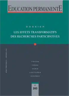 Les effets transformatifs des recherches participatives